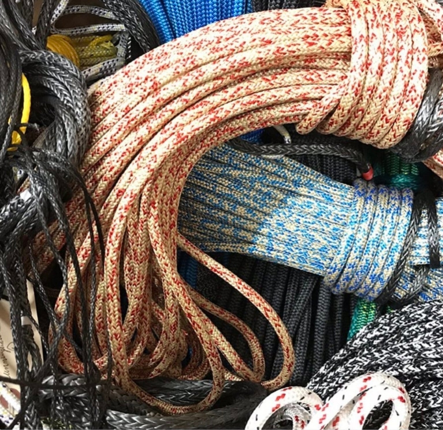 Custom running rigging and lines prepared for each application.